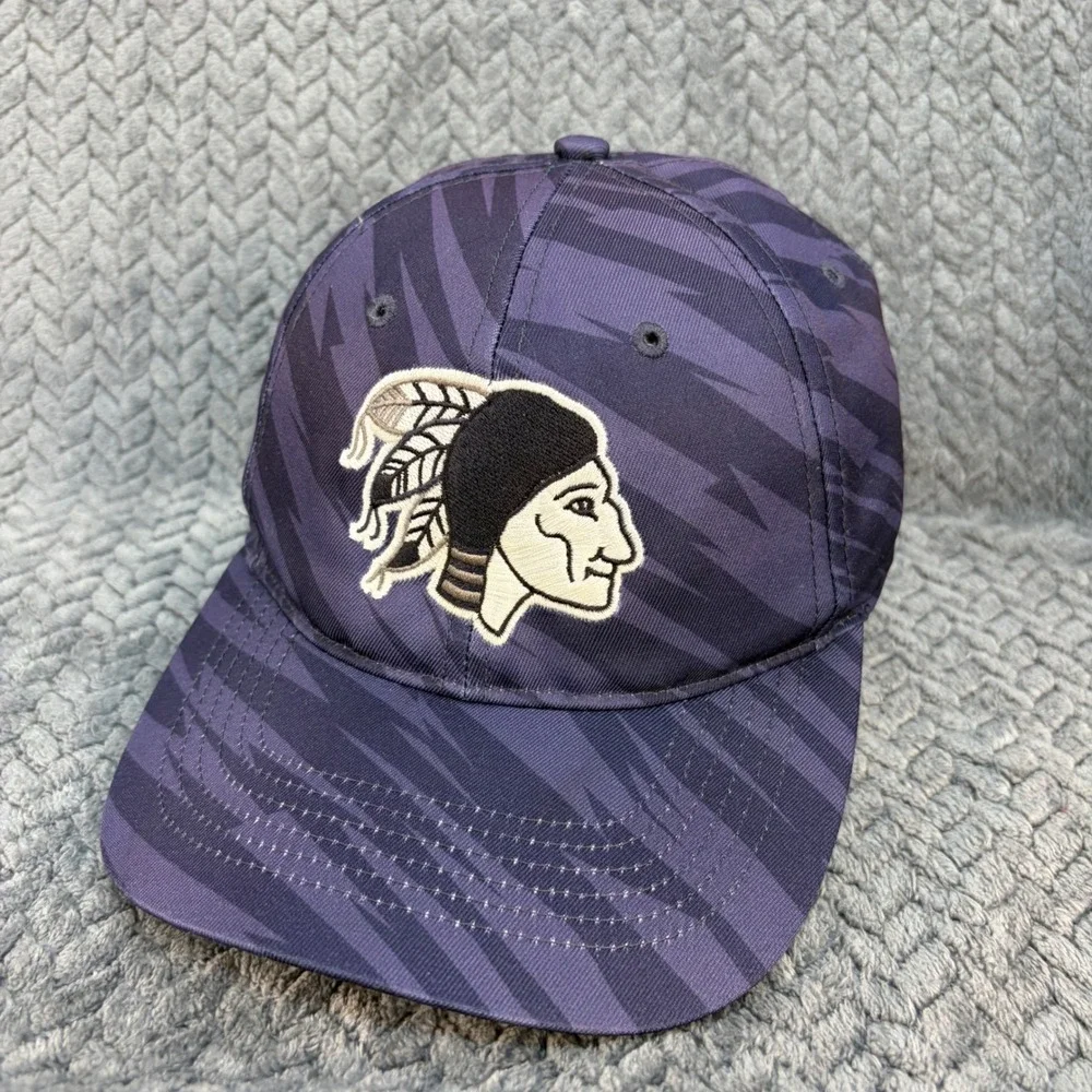 Richardson 177 Indian Valley Braves Hat Purple Camo Adjustable Baseball Cap